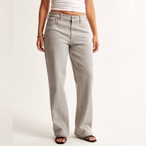 Abercrombie & Finch Curve Love Low Rise The Baggy Jean Size 30 Short